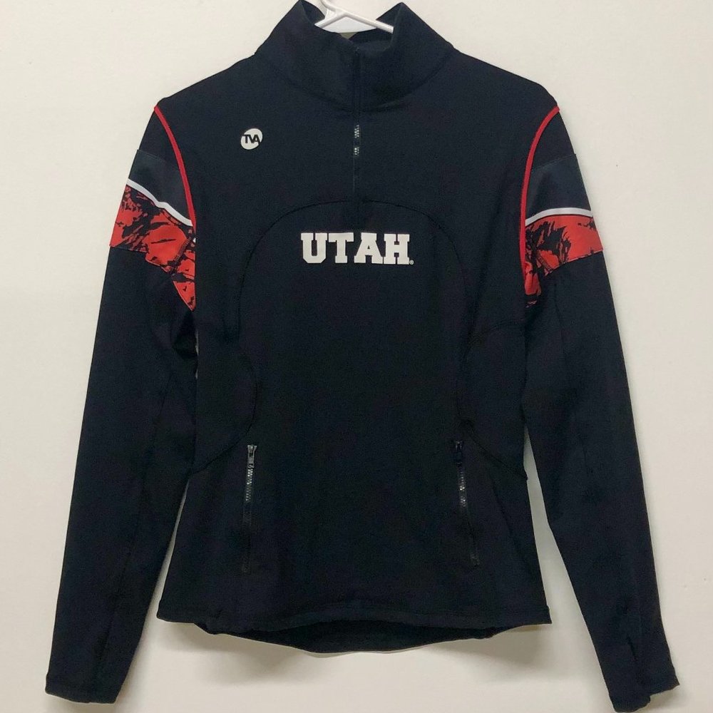 Utah Utes Women’s 1/4 Zip Yoga Jacket (Size Small) Only One Ever Made!